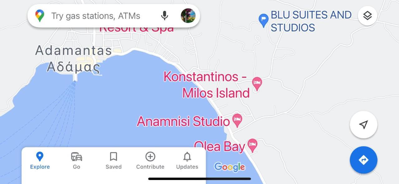 Blu Suites And Studios Adamantas Eksteriør billede